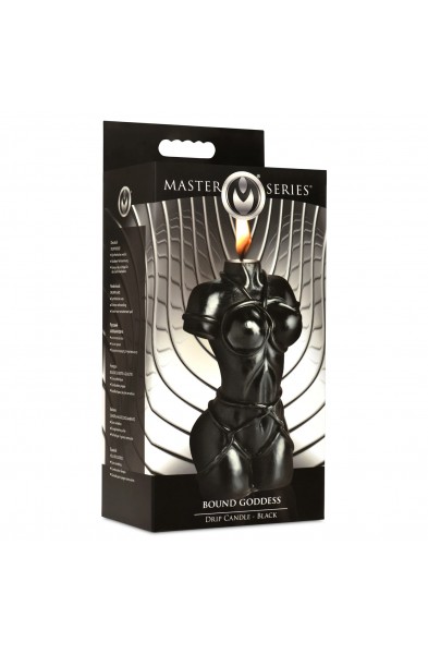 Bound Goddess Drip Candle - Black