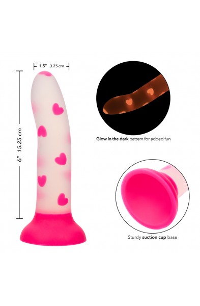 Glow Stick Heart - Pink