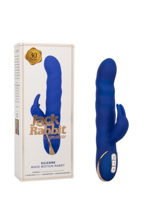 Jack Rabbit Signature Silicone Wave Motion Rabbit  - Blue