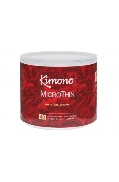 Kimono Bowl Microthin 40 Count Condoms
