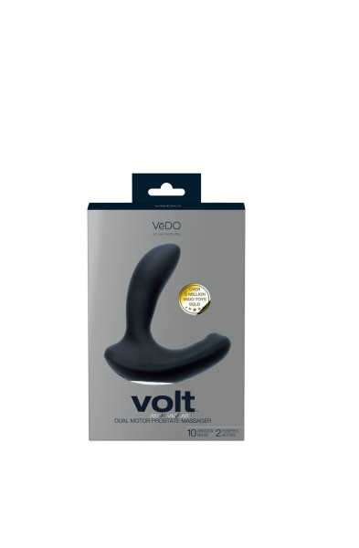 Volt Rechargeable Prostate Vibe - Black