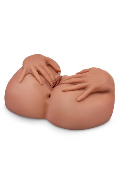 Spread My Tight Pussy Mega Masturbator - Brown