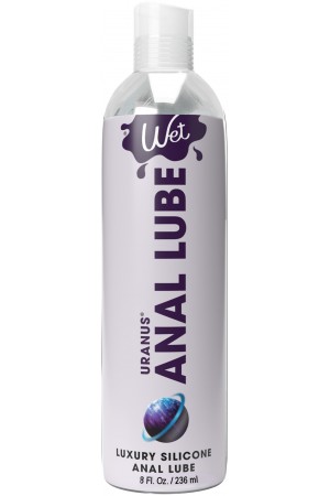 Wet Uranus Anal Lube - Premium Silicone Based  Lubricant 8 Oz