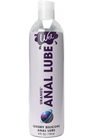 Wet Uranus Anal Lube - Premium Silicone Based  Lubricant 4 Oz