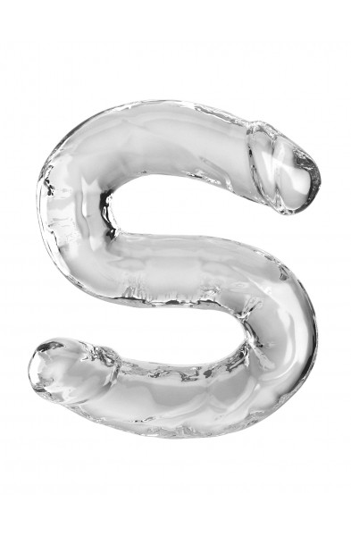 18 Inch Double Dildo - Clear