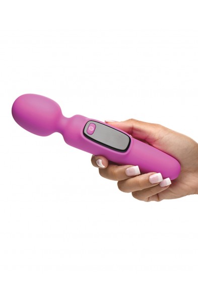 Bang Digital Silicone Wand - Purple