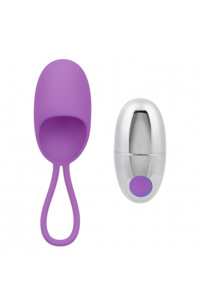 Turbo Buzz Bullet With Removable Silicone Sleeve - Purple