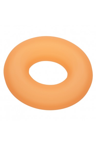 Alpha Glow-in-the-Dark Liquid Silicone Prolong   Medium Ring - Orange