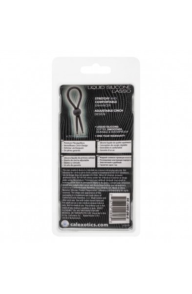 Alpha Liquid Silicone Lasso - Black