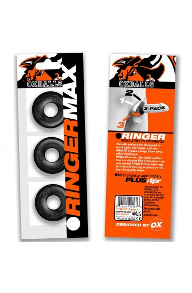 Ringer Max 3-Pack - Black
