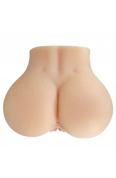 Mila Realistic Vagina and Ass Vibrator - Light