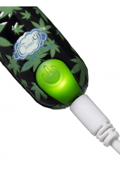 420 Stubby Vibe Cannabis Leaf - Black/green