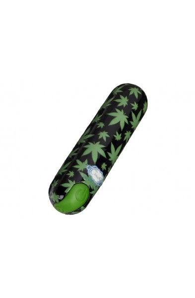 420 Stubby Vibe Cannabis Leaf - Black/green