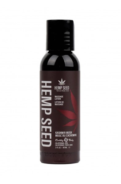 Hemp Seed Massage Lotion - Kashmir Musk 2 Oz
