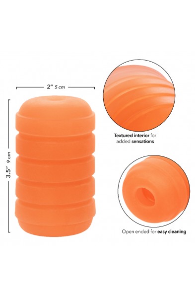 Pop Sock Ribbed - Orange