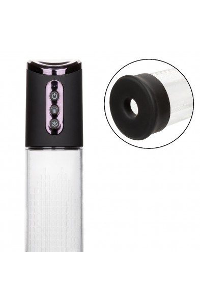 Peak Rechargeable Pump - Black/clear