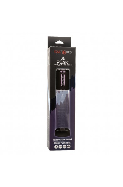 Peak Rechargeable Pump - Black/clear