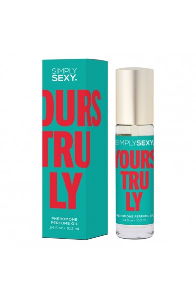 Simply Sexy Pheromone Perfume Oil Yours Truly  Roll on .34 Oz