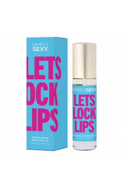 Simply Sexy Pheromone Perfume Oil Lets Lock Lips Roll on .34 Oz