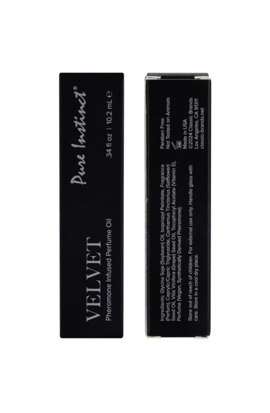 Pure Instinct Pheromone Fragrance Oil Velvet Roll on 10.2 ml 0.34 ml