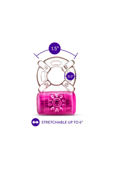 Play With Me Pleaser Rechargeable C-Ring Pink