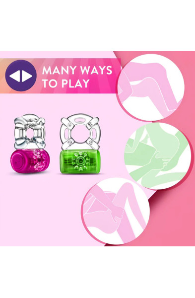 Play With Me Pleaser Rechargeable C-Ring Pink