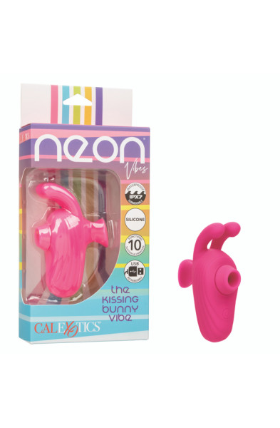 Neon Vibes the Kissing Bunny Vibe - Pink