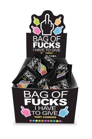 Bag of Fucks I Have to Give Display of 100 Count