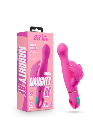 Aria - Naughty Af 2.0 - Rechargeable Vibe - Plum