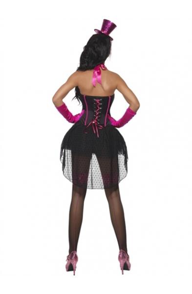 Fever Bow Burlesque Costume - Extra Small