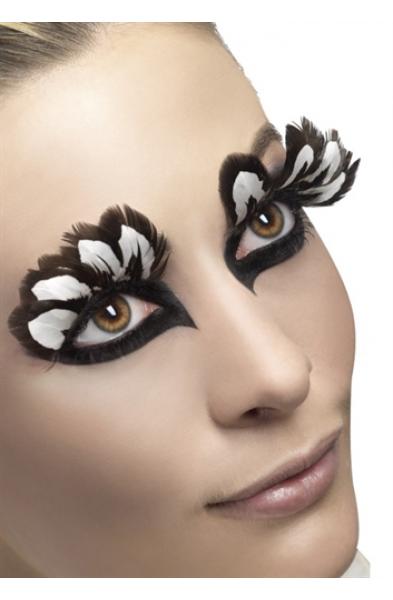 Feather Eyelashes - Brown