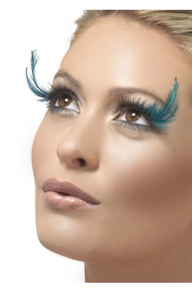 Black Teal Eyelashes