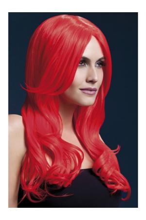 Khloe Wig - Neon Red