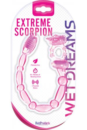 Super Xtreme Vibe Scorpion With Dual Stinger Anal Vibe - Magenta