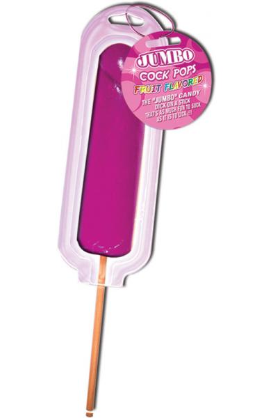 Jumbo Cock Pops Fruit Flavored - Cherry