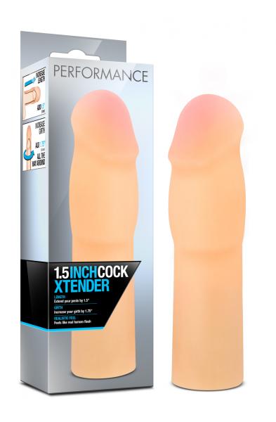Performance 1.5 Inch Cock Xtender - Beige