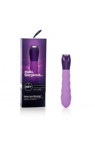 Key Ceres - Lace Massager - Lavender