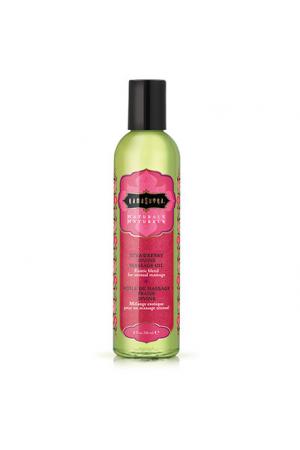 Naturals Massage Oil - Strawberry Divine 8 Fl Oz