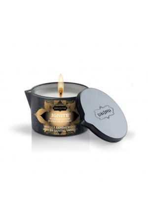 Ignite Vanilla Sandalwood Massage Candle - 6 Oz.