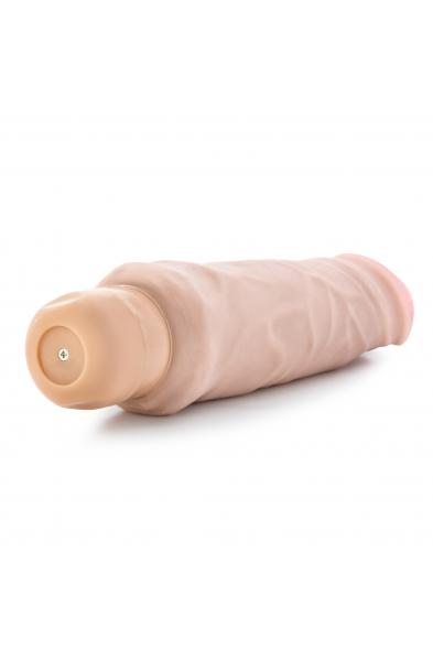 X5 Plus - Hard on Vibrating 9 Inch Dildo - Natural