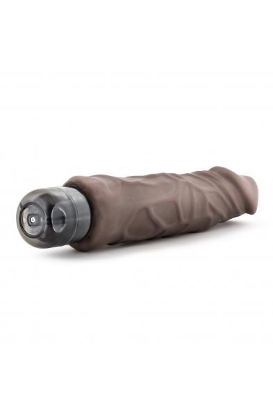 X5 Plus - Hard on Vibrating 9 Inch Dildo - Brown