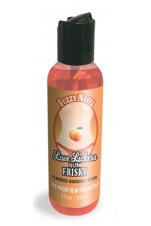 Love Lickers Massage Oil - Fuzzy Navel - 1.76 Fl.  Oz.