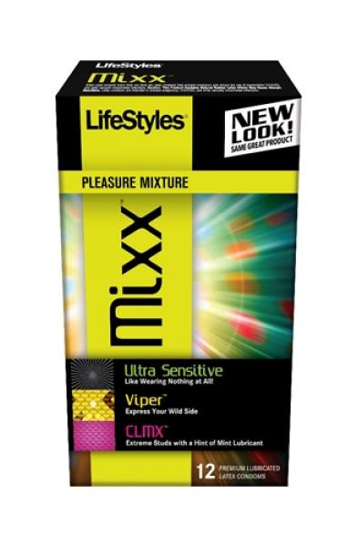 Lifestyles Mixx Condoms - 12 Pack