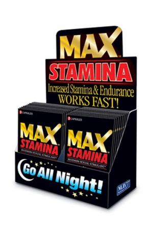 Max Stamina - 24 Count Display - 2 Count Packets