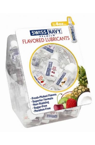 Swiss Navy Flavored Mini Fishbowl 100- 20ml Bottles