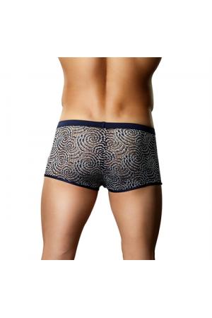 Swirl Lace Cutout Mini Short -  Medium