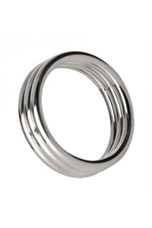 Eco 1.75-Inch Stainless Steel Triple Cock Ring