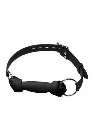Silicone Bone Gag - Black