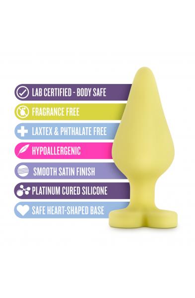 Naughty Candy Heart - Spank Me - Yellow