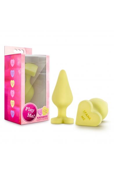 Naughty Candy Heart - Spank Me - Yellow